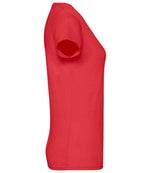 Fruit of the Loom Lady Fit Original T-Shirt Red