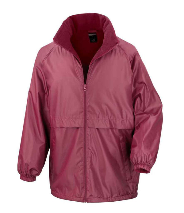 Result Core Micro Fleece Lined Jacket Burgundy