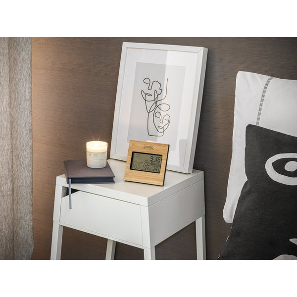 BROMLEY. ABS and bamboo desk station