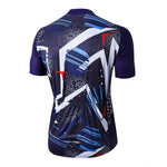 Raglan Unisex Sublimated Stand Collar Short Sleeves Cycling Jersey - 150gsm