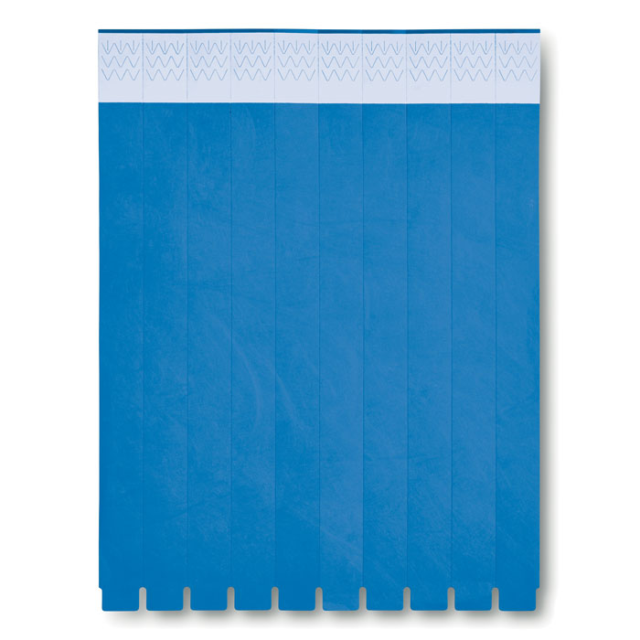 Branded One sheet of 10 wristbands
