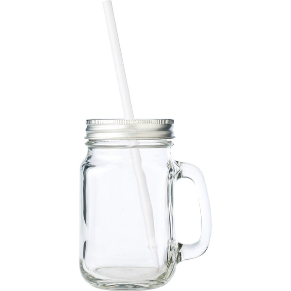 Branded Culverhays Glass mason jar (480ml)