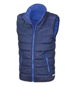 Result Core Kids Padded Bodywarmer Navy/Royal Blue
