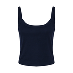 Bella Ladies Micro Rib Spaghetti Strap Tank Top