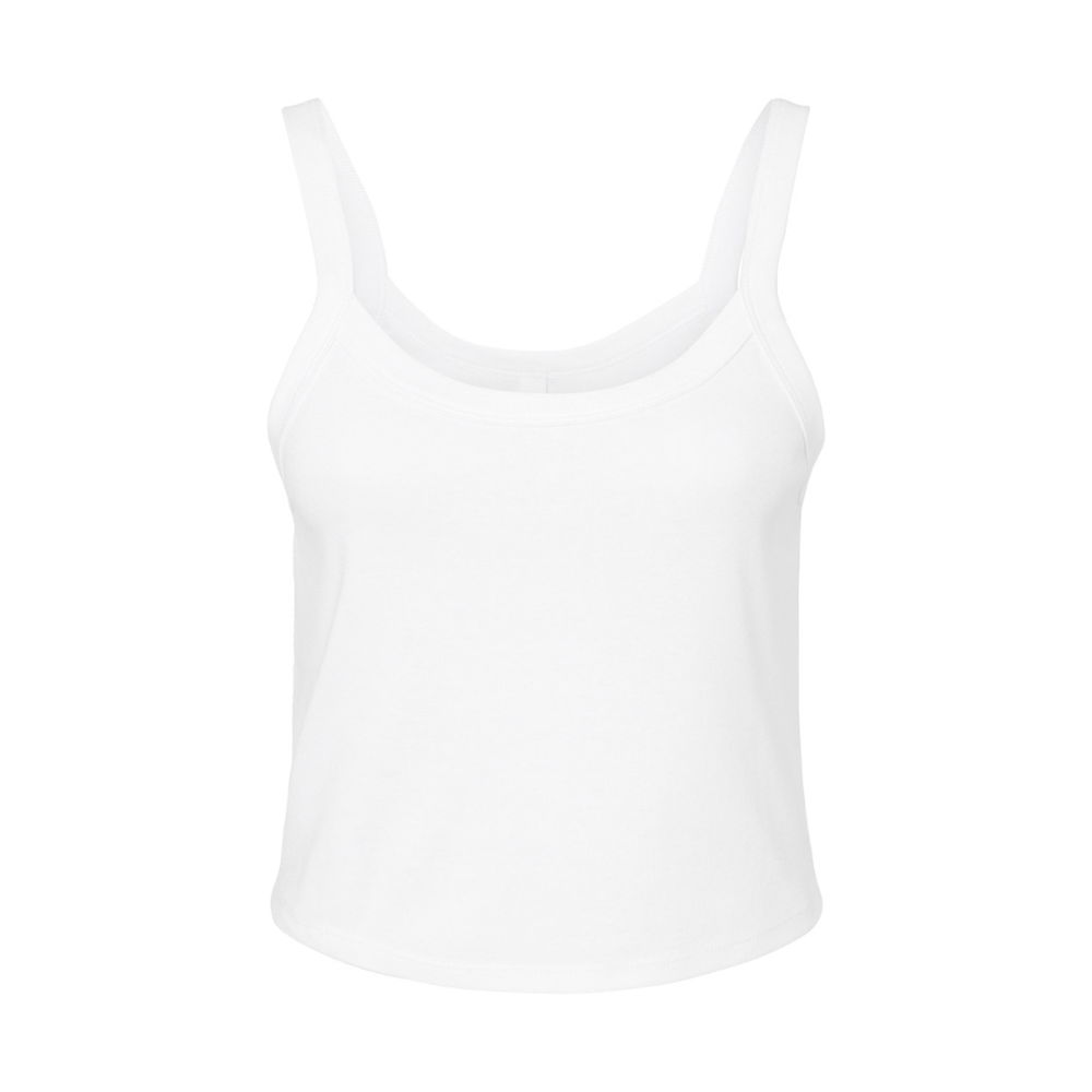 Bella Ladies Micro Rib Spaghetti Strap Tank Top