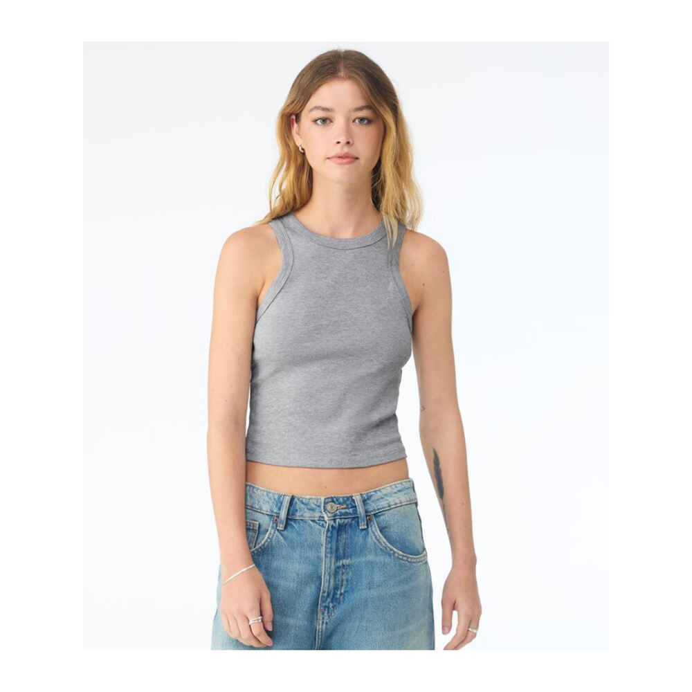 Bella Ladies Micro Rib Racer Tank Top
