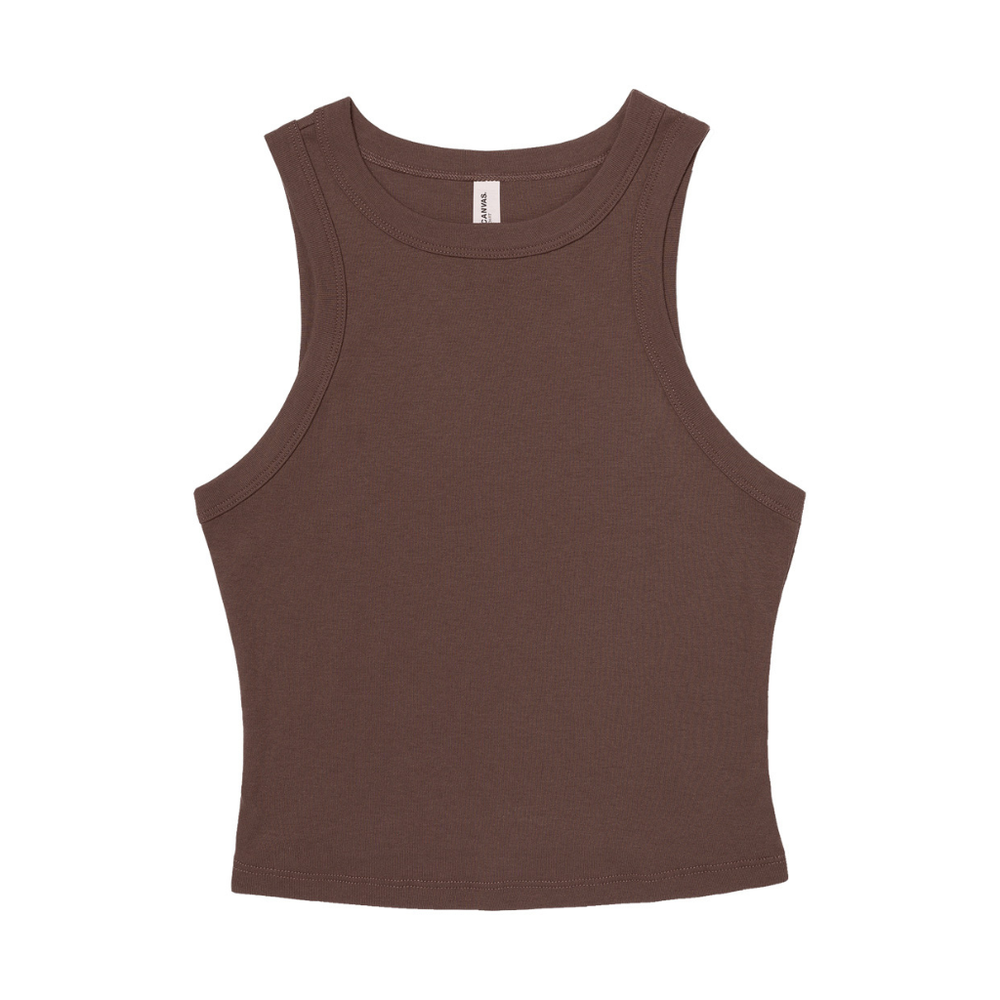Bella Ladies Micro Rib Racer Tank Top
