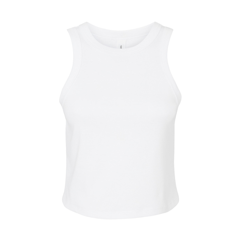 Bella Ladies Micro Rib Racer Tank Top