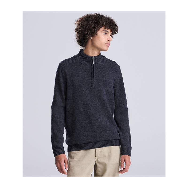 Ecologie Unisex Wakhan Zip Neck Sustainable Sweater