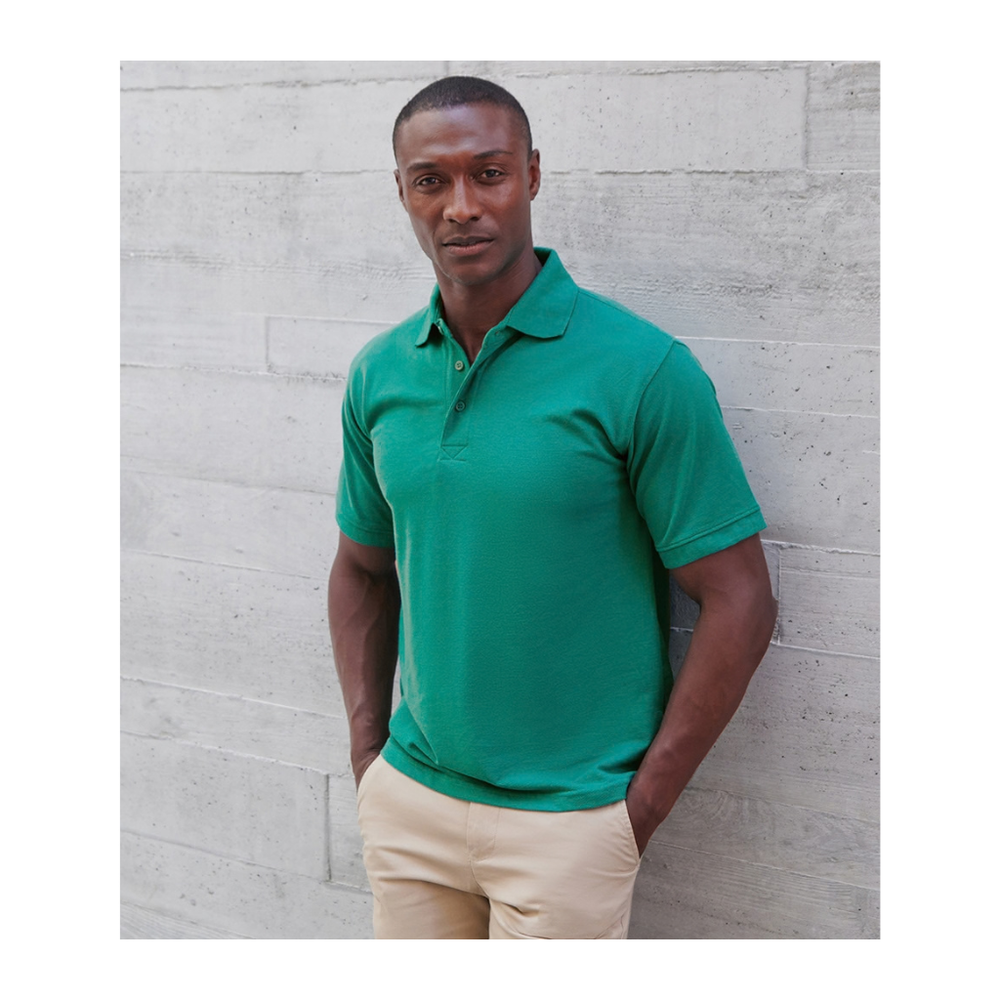 Henbury Heavy Poly/Cotton Piqué Polo Shirt