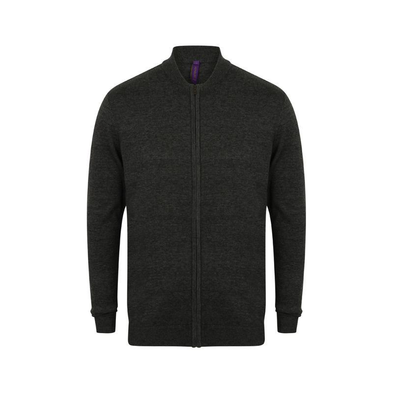 Henbury Unisex Zip Through Cardigan