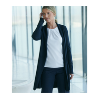 Henbury Ladies Longline Open Cardigan