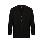 Henbury Lightweight Cotton Acrylic V Neck Cardigan