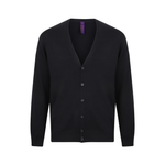 Henbury Lightweight Cotton Acrylic V Neck Cardigan