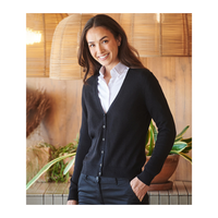 Henbury Ladies Lightweight V Neck Cardigan