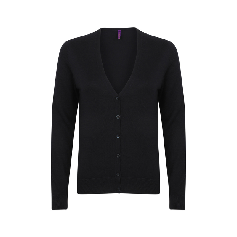 Henbury Ladies Lightweight V Neck Cardigan