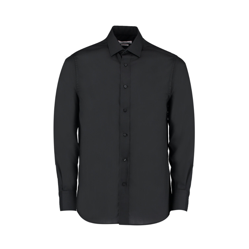 Kustom Kit Long Sleeve Tailored Business Shirt