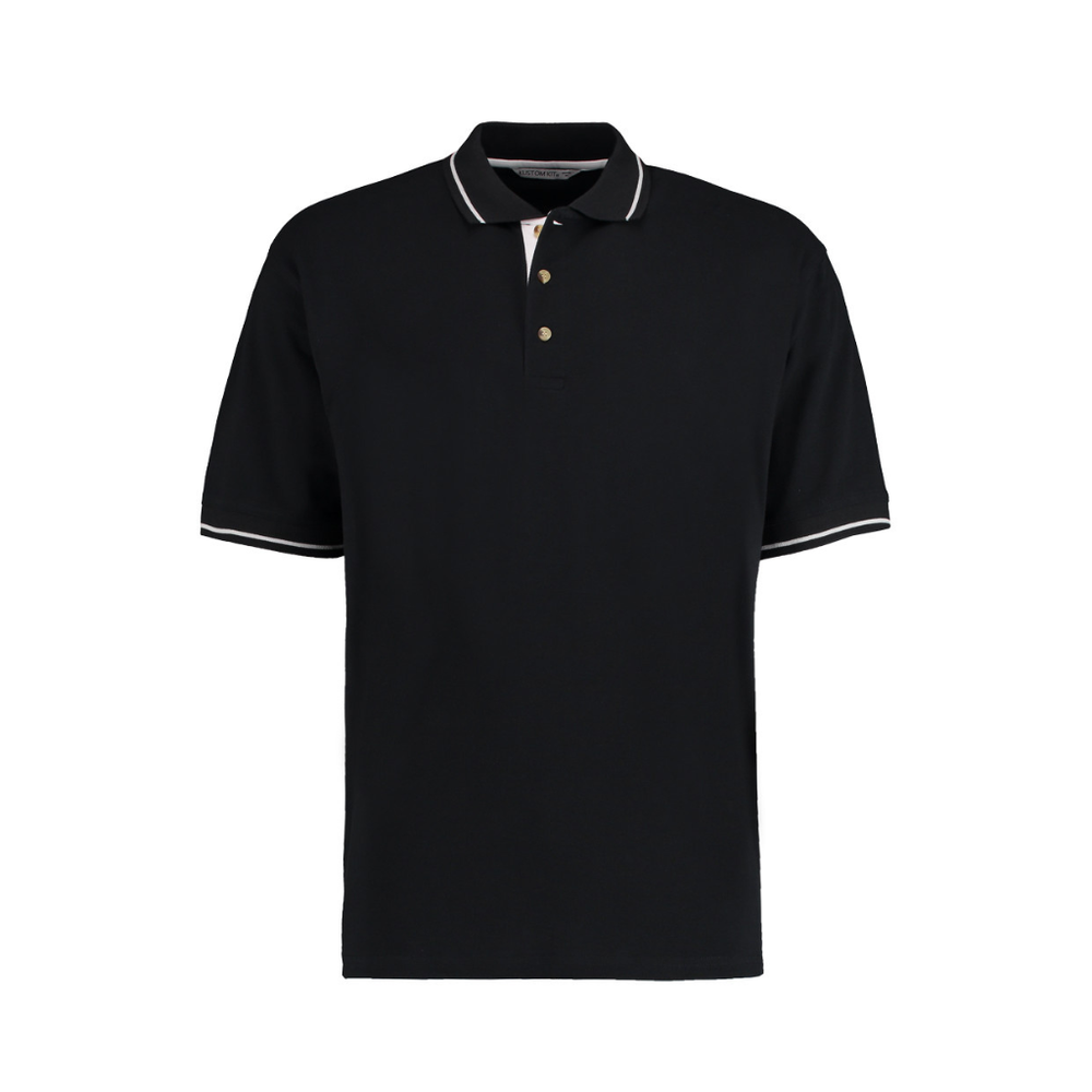 Kustom Kit St Mellion Tipped Cotton Piqué Polo Shirt