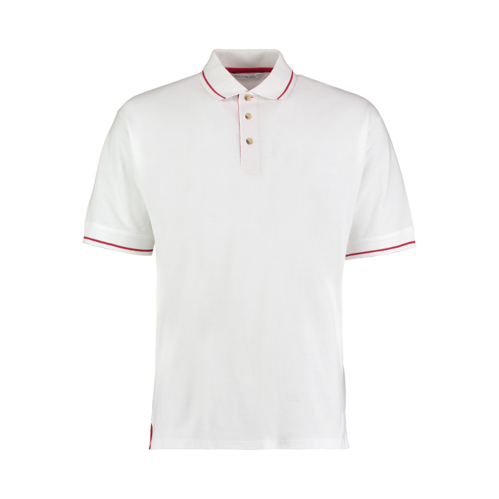 Kustom Kit St Mellion Tipped Cotton Piqué Polo Shirt