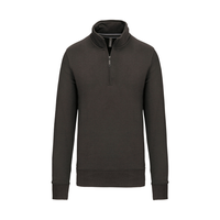 Kariban Zip Neck Sweatshirt