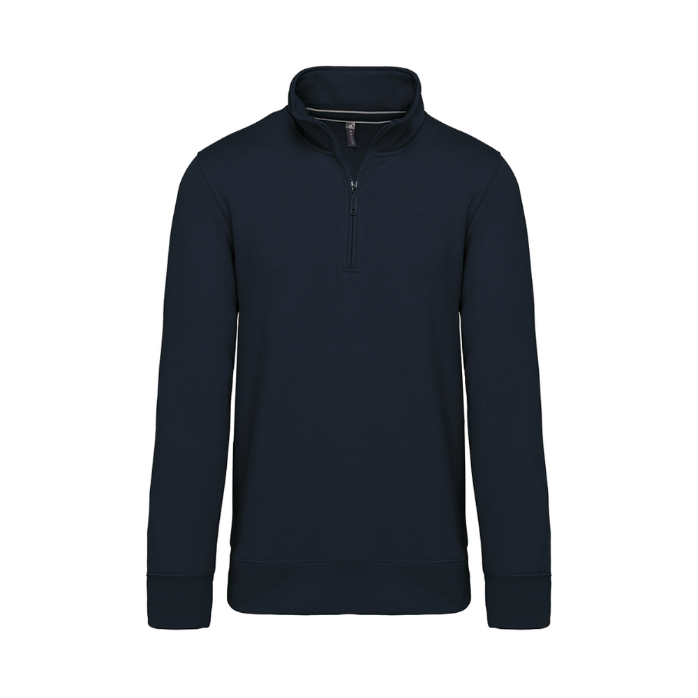 Kariban Zip Neck Sweatshirt