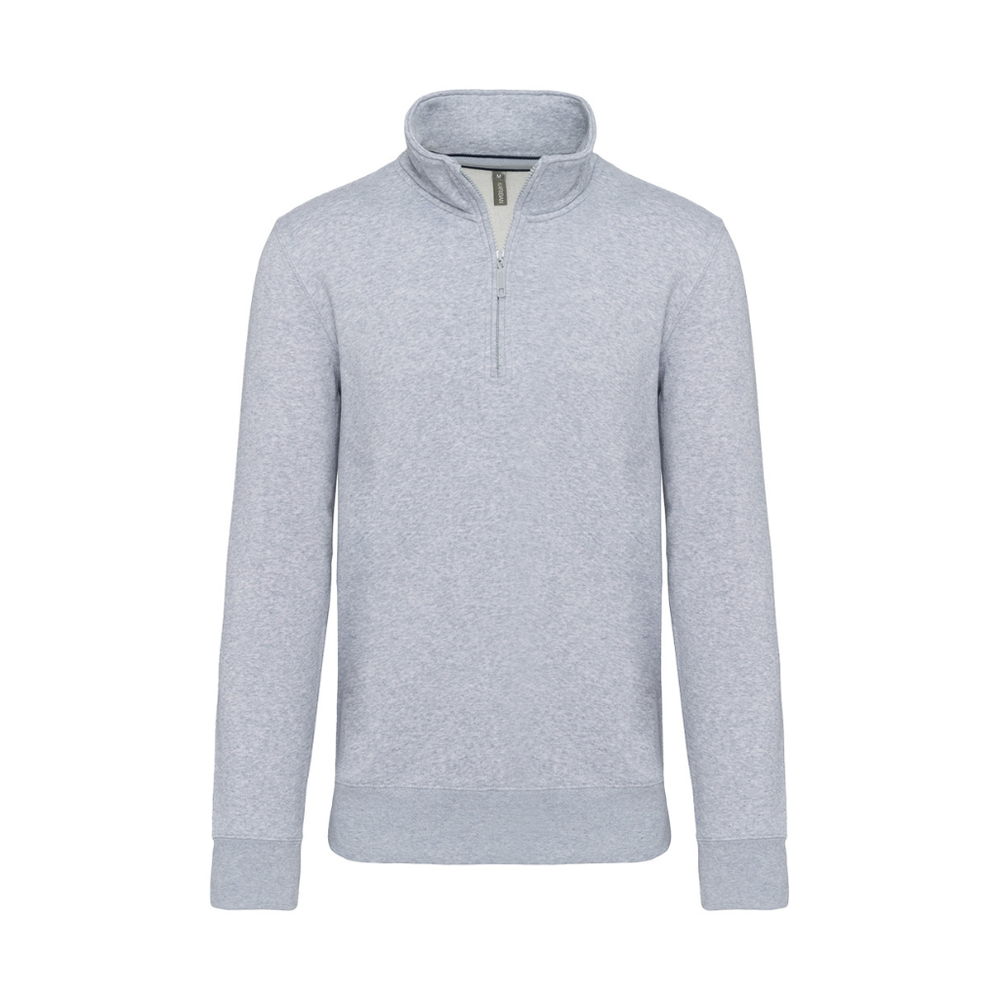 Kariban Zip Neck Sweatshirt