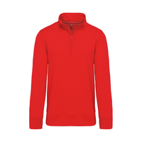 Kariban Zip Neck Sweatshirt
