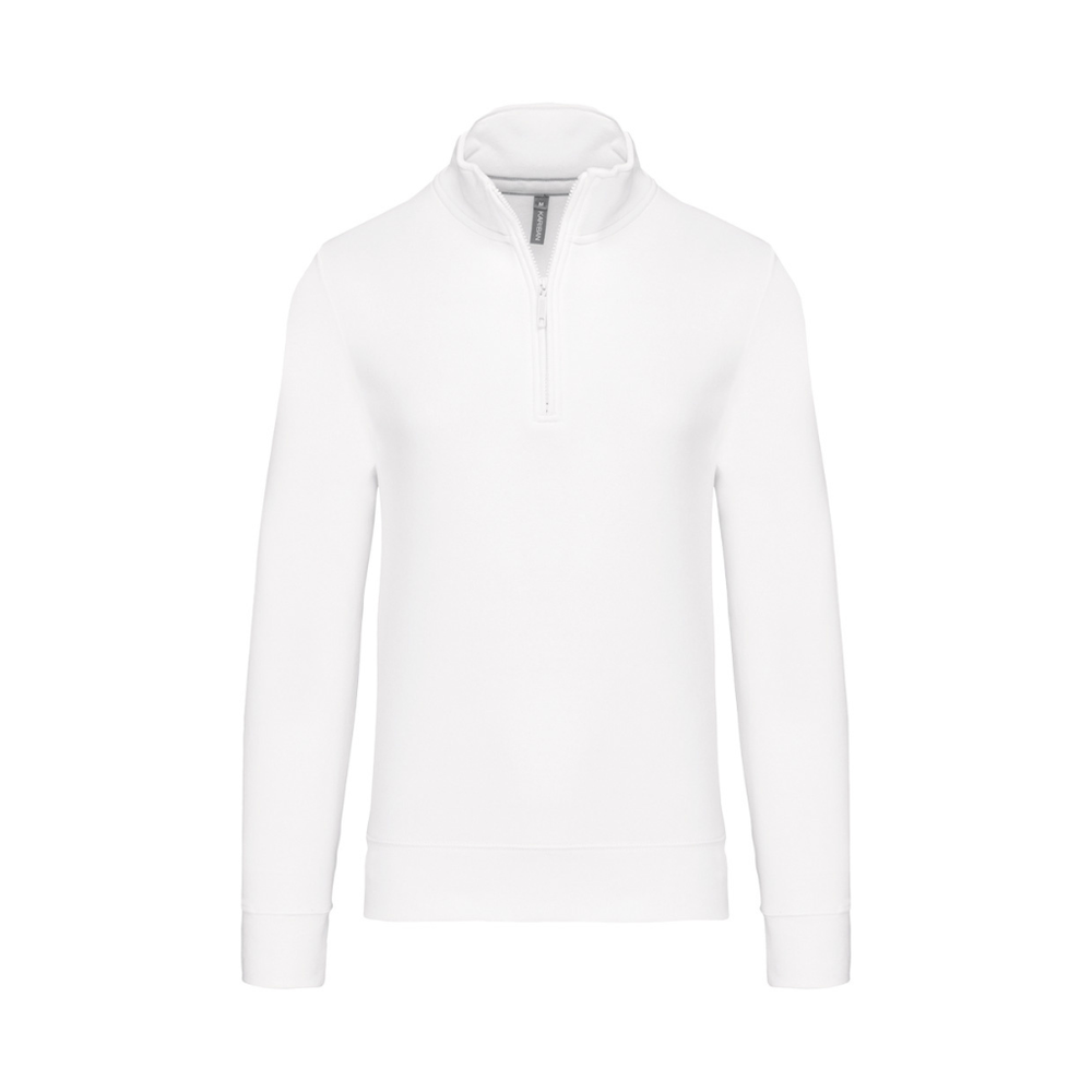 Kariban Zip Neck Sweatshirt