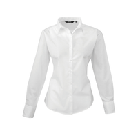Premier Ladies Long Sleeve Poplin Blouse