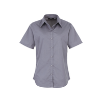 Premier Ladies Short Sleeve Poplin Blouse