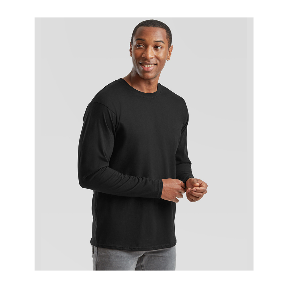 Fruit Loom Iconic 195 Long Sleeve T-Shirt