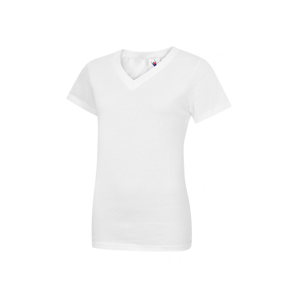 Ladies Classic V Neck T Shirt