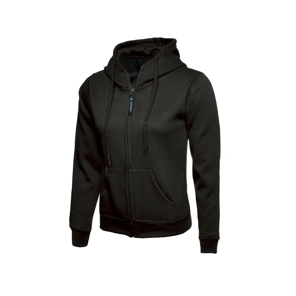 Ladies Classic Full Zip Hooded Sweatshirt