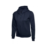Ladies Classic Full Zip Hooded Sweatshirt