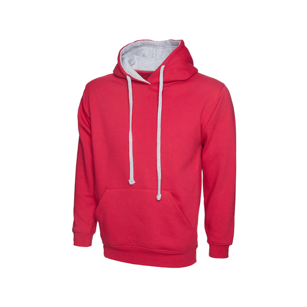 Contrast Hooded Sweatshirt