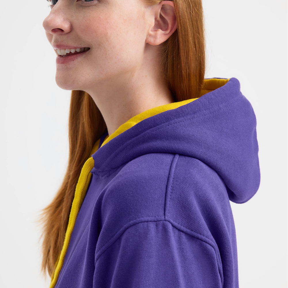 Contrast Hooded Sweatshirt