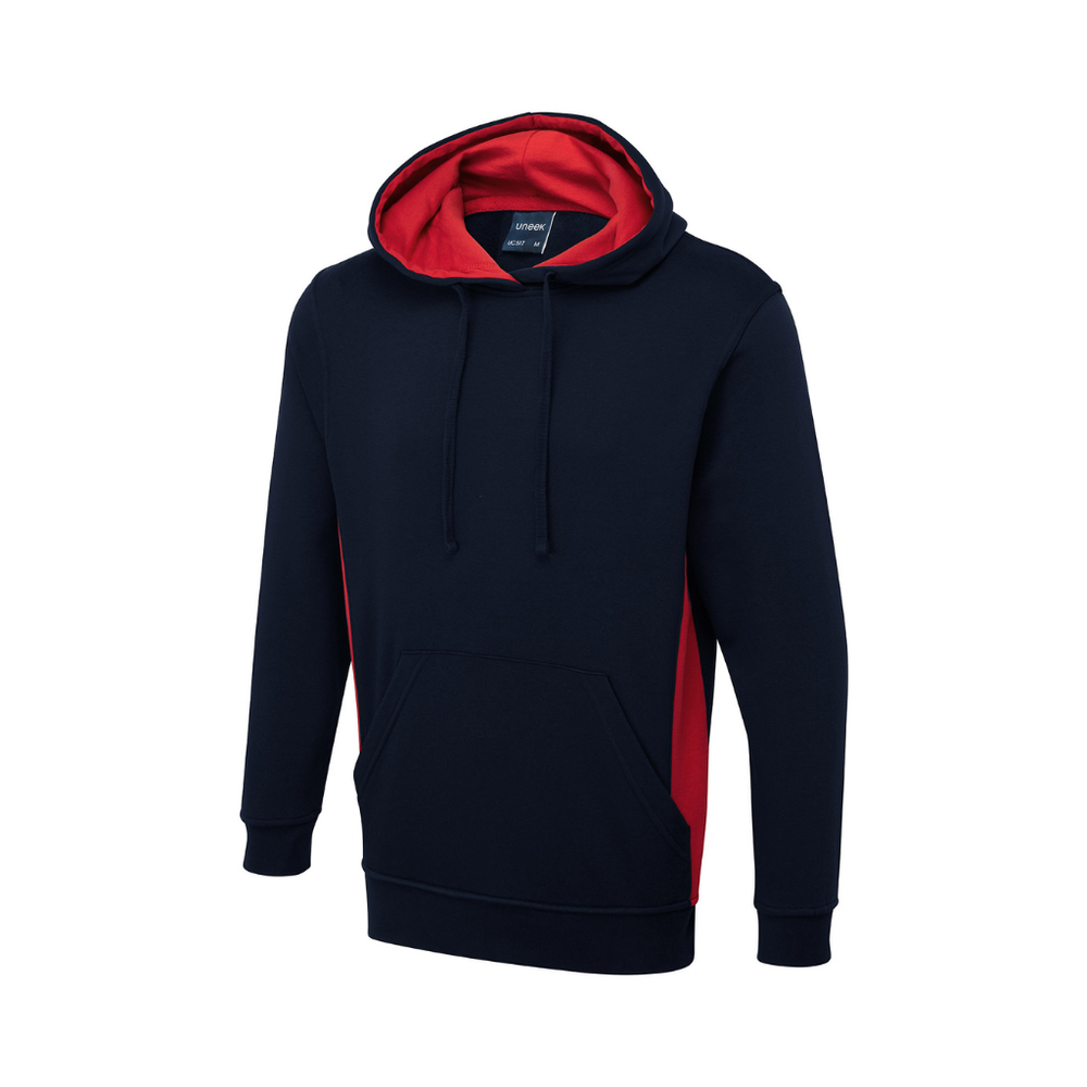 Two Tone Hooded Sweatshirt