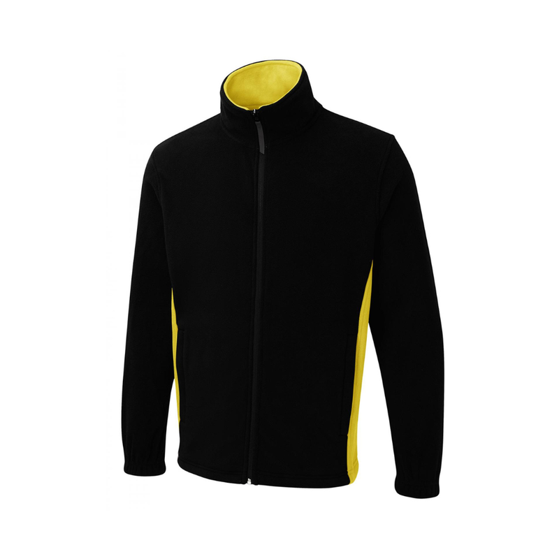 Uneek Two Tone Full Zip Fleece Jacket