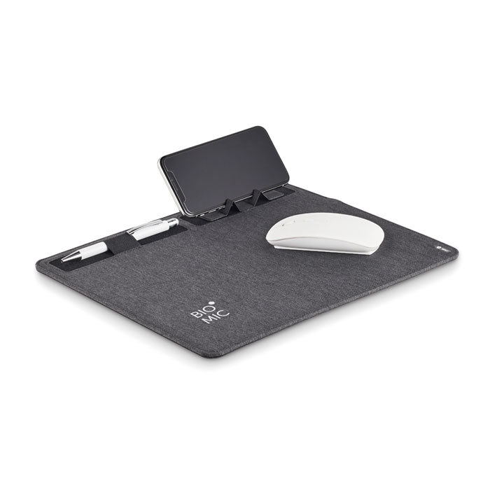 Branded RPET mouse mat charger 15W