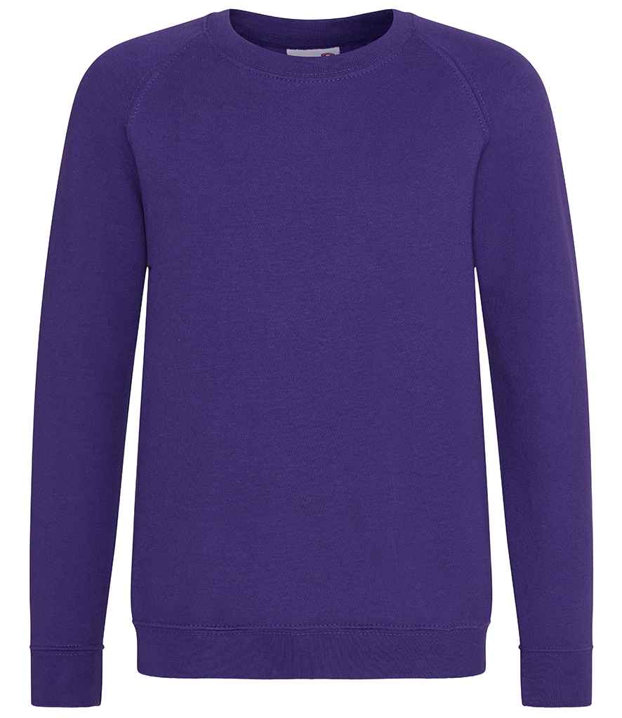 AWDis Academy Kids Raglan Sweatshirt Purple