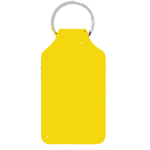 Branded Long Square Shaped Keyfob