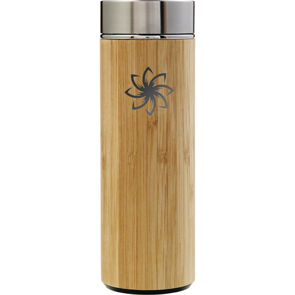 Allensgreen Bamboo bottle with tea infuser (420 ml)