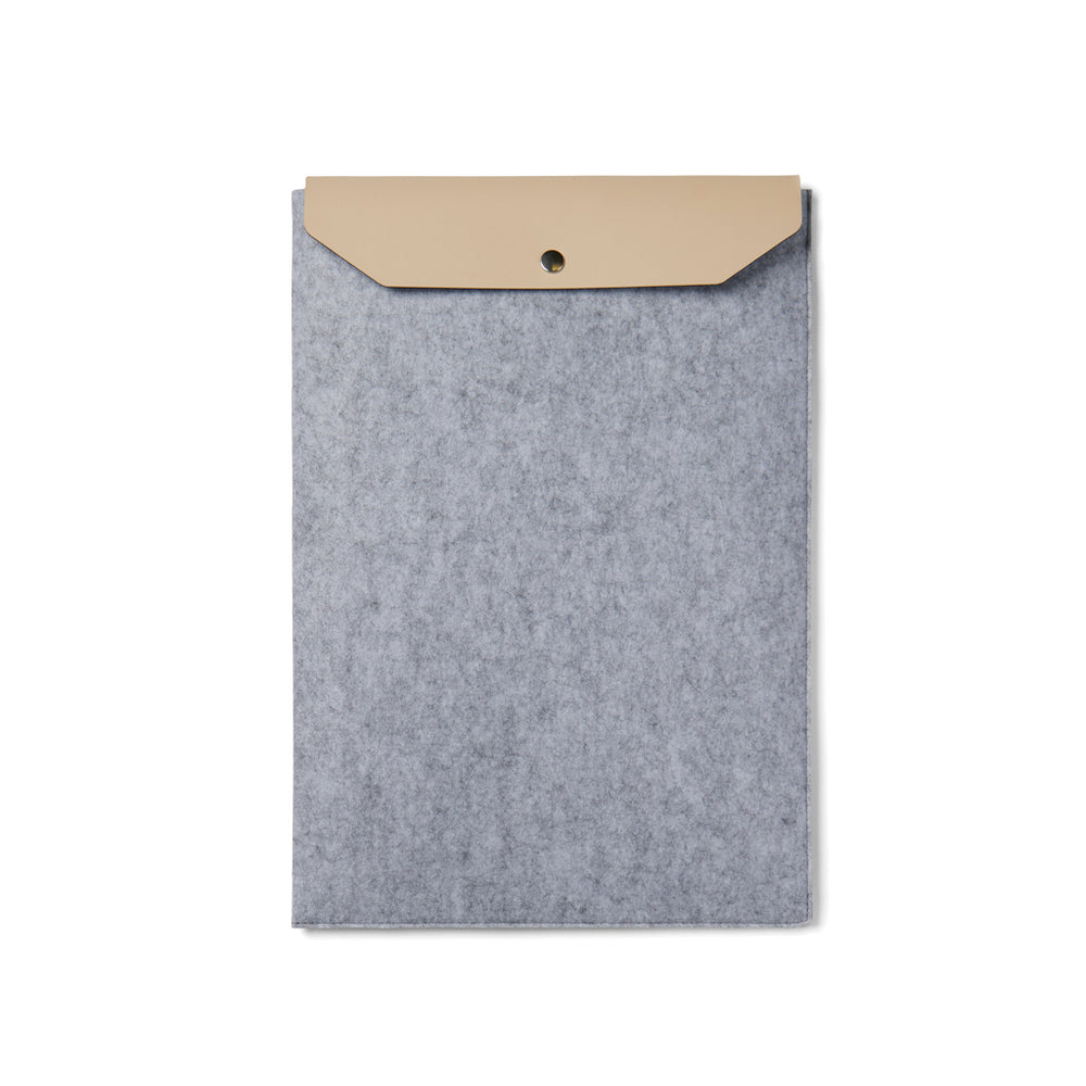 Branded VINGA Albon GRS recycled felt 17" laptop sleeve