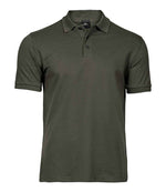 Tee Jays Luxury Stretch Piqué Polo Shirt Deep Green