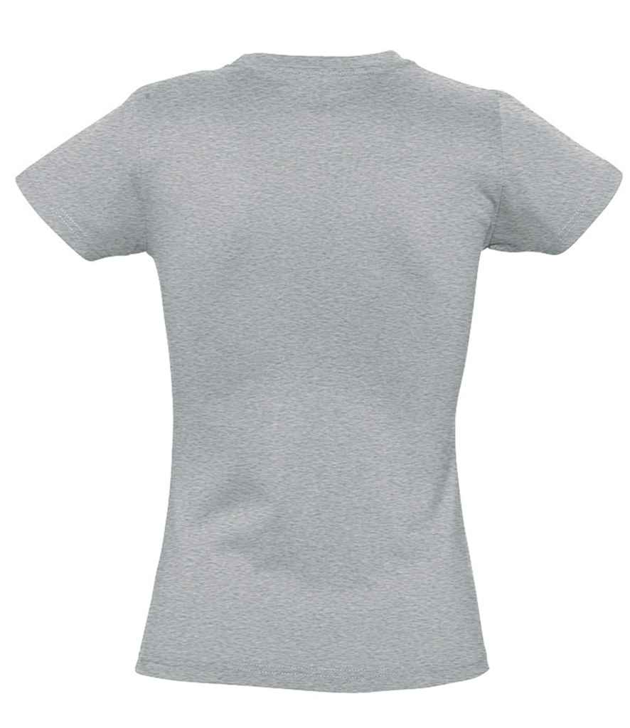 SOL'S Ladies Imperial Heavy T-Shirt Grey Marl
