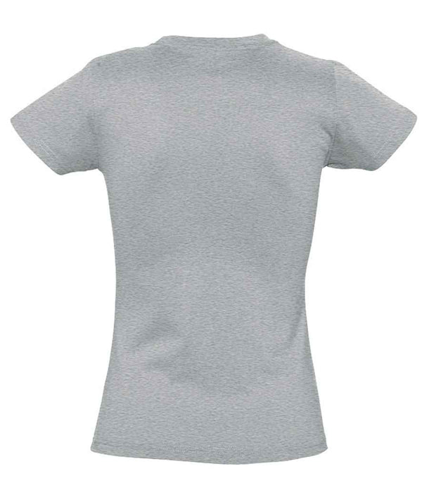 SOL'S Ladies Imperial Heavy T-Shirt Grey Marl