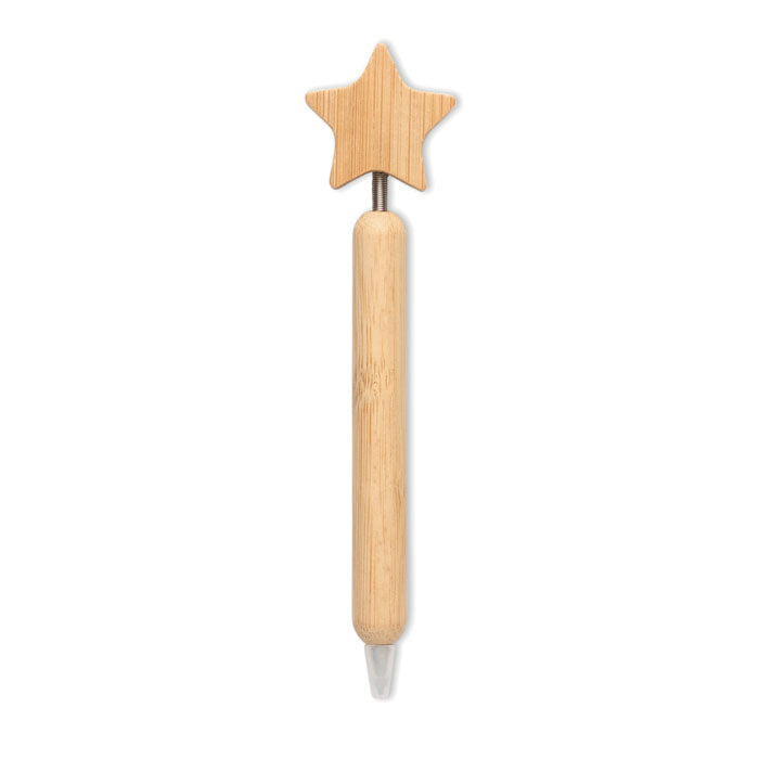 Bamboo star ball pen