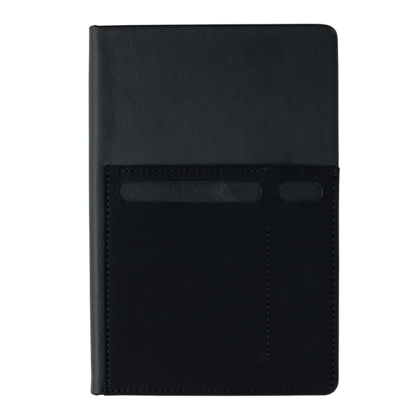 Branded A5 Deluxe notebook with smart pockets