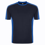 Orn Avocet Two Tone Polyester T-Shirt Navy/Royal