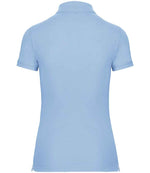 WK Designed to Work Ladies Anti-Bacterial Piqué Polo Shirt Sky Blue